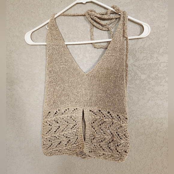 Urban Outfitters Kimchi Blue Knit Halter Top Size Medium NEW WITH TAGS - Picture 2 of 10